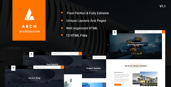 Arch - Multipurpose OnePage & MultiPage HTML Template