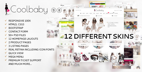 Coolbaby - Fashion eCommerce HTML theme