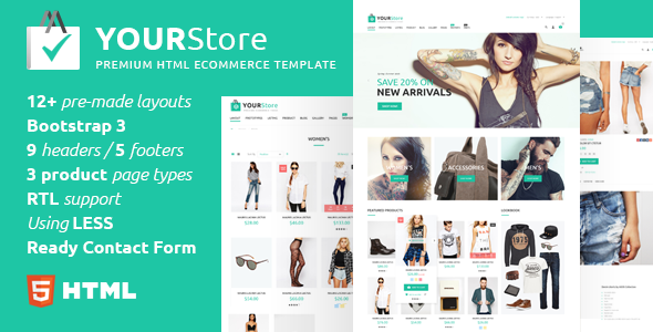 YourStore - HTML eCommerce template