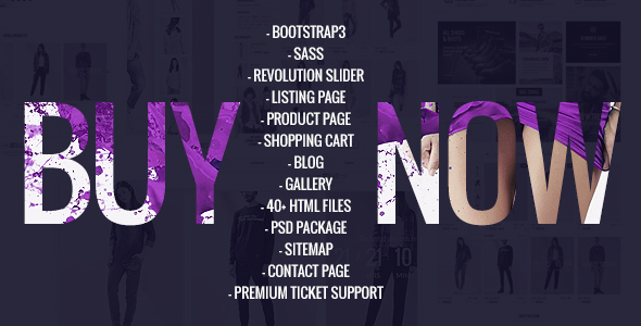BuyNow Premium HTML eCommerce template