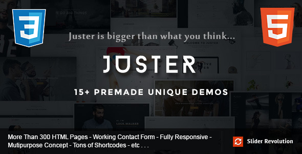 Juster - Multi-Purpose HTML Theme