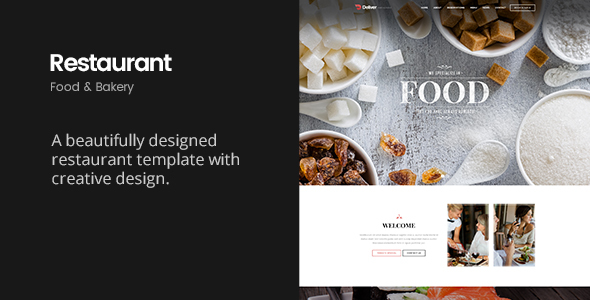 Deliver Restaurant | Food & Restaurant HTML Template