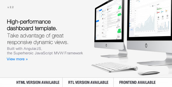 Clip-Two v2.2 - Bootstrap Admin Template with AngularJS