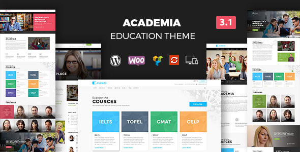 Academia v3.2.1 - Responsive Education Theme For WordPress