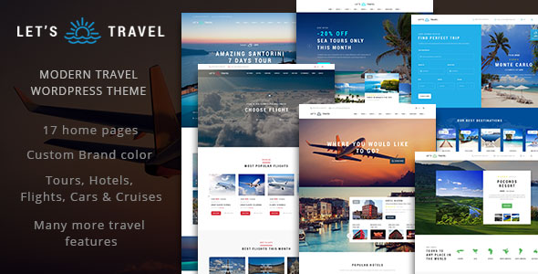 Let's Travel v1.2.1 - Complete Travel Booking Theme