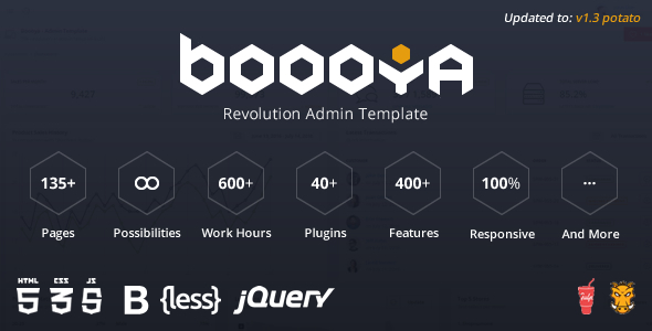 Boooya v1.2 - Revolution Admin Template
