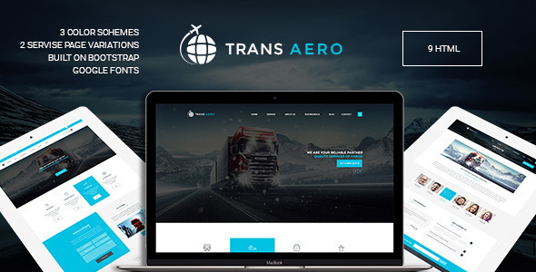TransAero - Transport & Logistics HTML Template