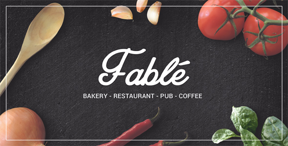 Fable - Bakery / Coffee / Pub / Restaurant Site Template