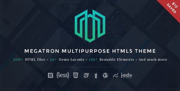 Megatron v1.1.7 - Multipurpose HTML5 Template