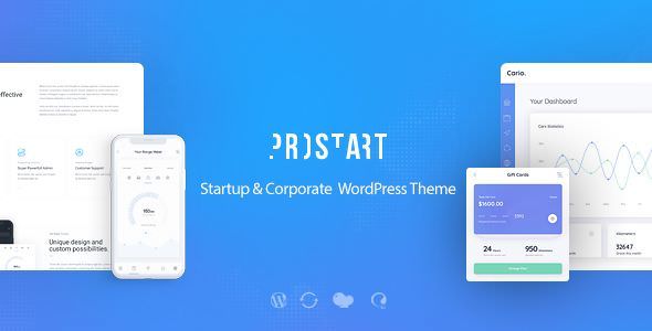 ProStart v1.0 - Startup & Corporate WordPress Theme