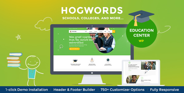 Hogwords v1.0 - Education Center WordPress Theme