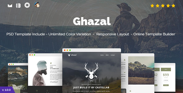 Ghazal v1.0 - Responsive Email and Newsletter Template