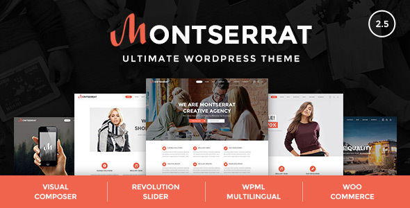 Montserrat v2.5 - Multipurpose Modern WordPress Theme