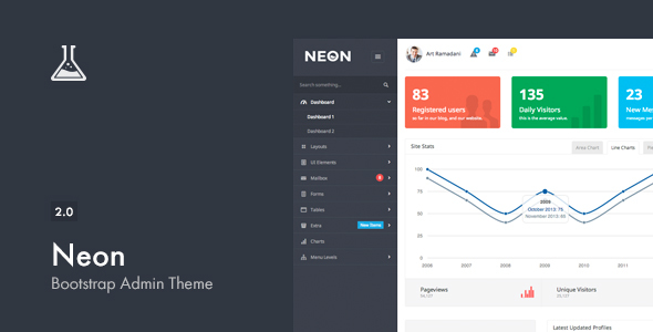 Neon v2.0 - Bootstrap Admin Theme