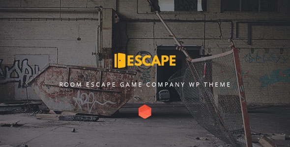 Escape v1.1 - Real Life Room Escape Game Company WP Theme